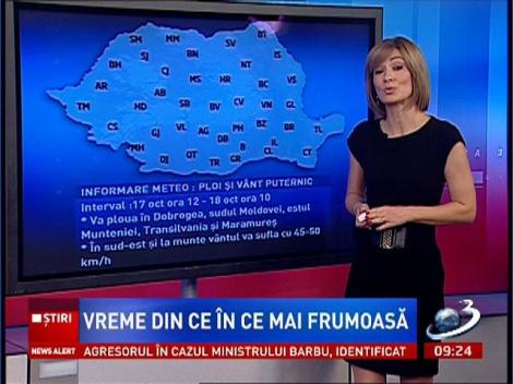 Vreme din ce în ce mai frumoasă