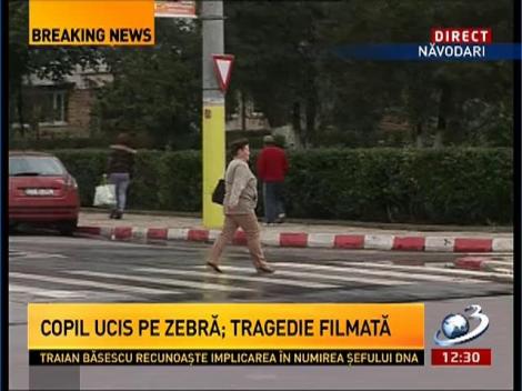 Imagini şocante! Mamă şi fiică, spulberate pe o trecere de pietoni din Năvodari