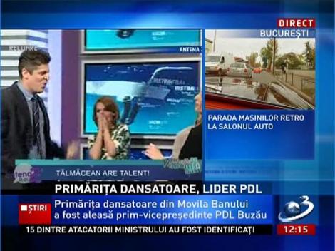 Primărița dansatoare din Movila Banului a fost aleasă prim-vicepreședinte PDL Buzău