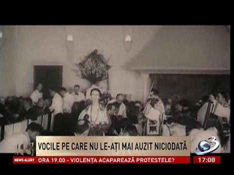Secvențial: O înregistrare unică! Maria Tănase cântând Hora Unirii