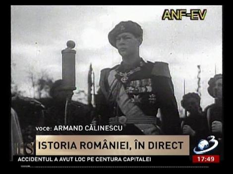 Secvențial: Vocea lui Armand Călinescu, la depunerea jurământului unui nou contingent de militari, în prezența regelui Carol al II lea și al voievodului de Alba Iulia, viitorul rege, Mihai