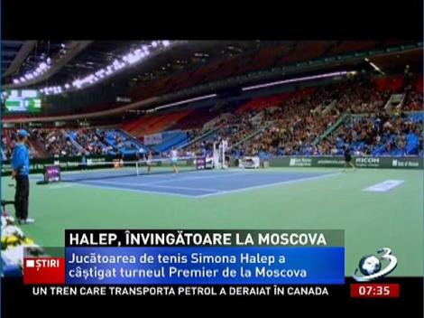 Simona Halep, învingătoare la Moscova