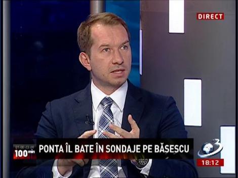 100 de Minute: Ponta îl bate în sondaje pe Băsescu
