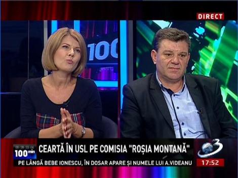 100 de Minute: Ceartă în USL pe comisia Roşia Montană