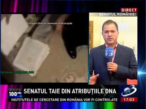 100 de Minute: Senatul taie din atribuţiile DNA