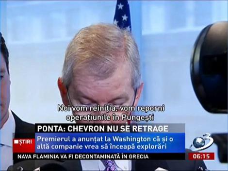 Ponta a anunţat că Guvernul va continua toate explorările de gaze neconvenţionale