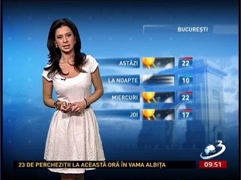 Prognoza meteo 22/10/2013