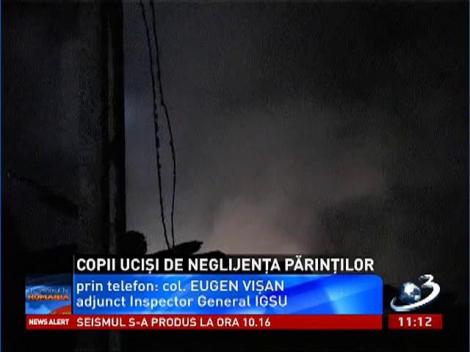 Campanie de conştientizare: Un copil pe săptămână ARDE în România. Nu-ţi lăsa copilul singur în casă!