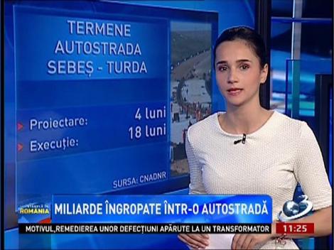 Tronsonul Sebeş-Turda ar putea costa cât toate autostrăzile din România