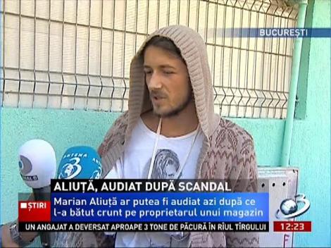 Imaginile cu Aliuţă care arată cum l-a bătut pe proprietarul unui magazin