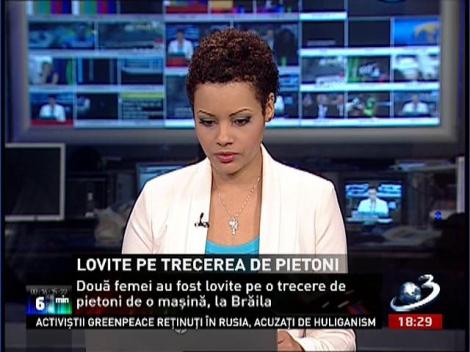 Două femei lovite pe trecerea de pietoni din Brăila