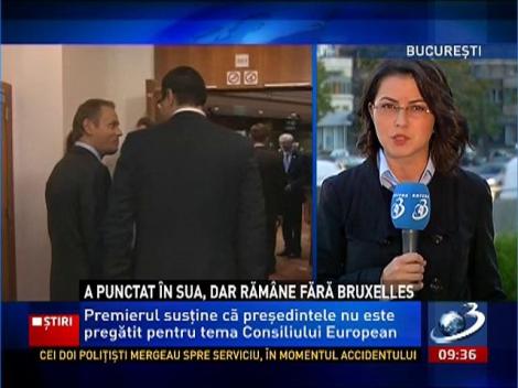 Ponta susţine că Băsescu nu este pregătit pentru tema Consiliului European