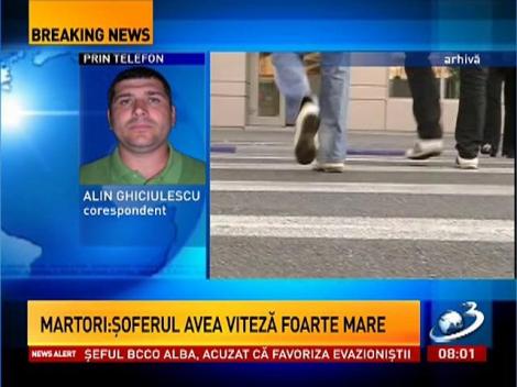 Un şofer vitezoman a spulberat două eleve de la un liceu din Drobeta