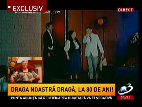 Draga noastră Dragă, la 80 de ani! La mulţi ani, Draga Olteanu Matei!