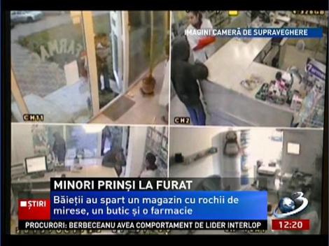 De mici, hoţi profesionişti! Patru copii din Craiova au dat trei spargeri într-o singură zi