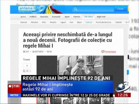 Majestatea Sa, Regele Mihai implineste astazi 92 de ani