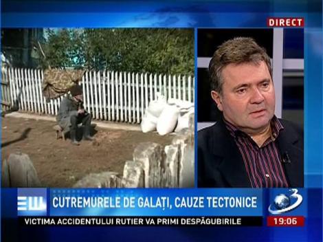 Tudor Prisecaru despre raportul seismelor din Galaţi