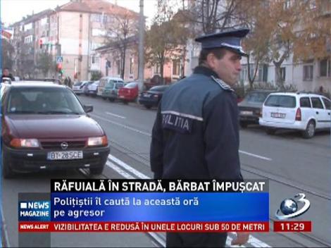 Răfuială la Botoşani! Un bărbat a fost împuşcat în stradă