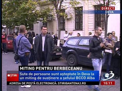 Miting de susţinere la Deva pentru Berbeceanu