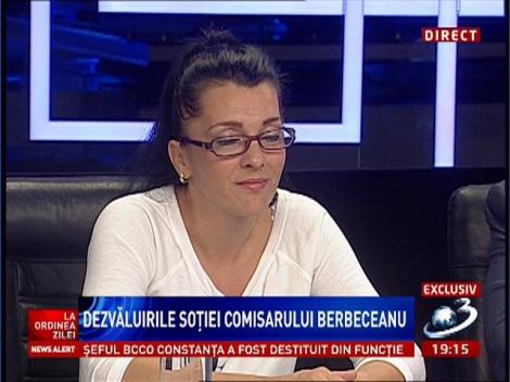 Soţia comisarului Berbeceanu: Este nevinovat şi poate demonta absolut toate acuzaţiile