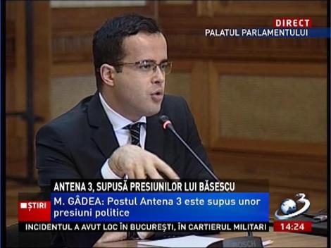 Mihai Gâdea: CNA nu poate face anchete, nu poate interveni în abuzurile politice făcute faţă de noi