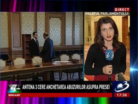 Antena 3 cere anchetarea abuzurilor presei