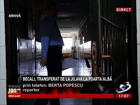 Gigi Becali a fost tranferat la Penitenciarul Poarta Albă