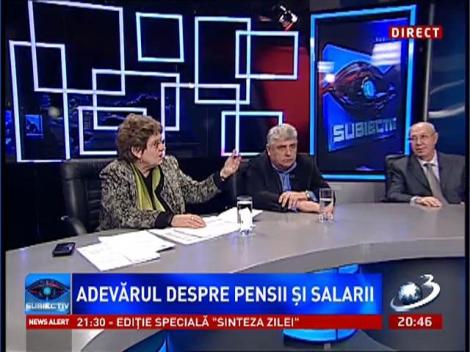Subiectiv: Cum comentează Mariana Câmpeanu, declaraţia eronată a lui Ponta despre pensii şi salarii