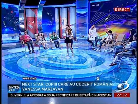 Vanessa Marzavan cântă la Sinteza Zilei