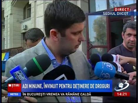 Adrian Minune a oferit declaraţii la ieşirea de la DIICOT