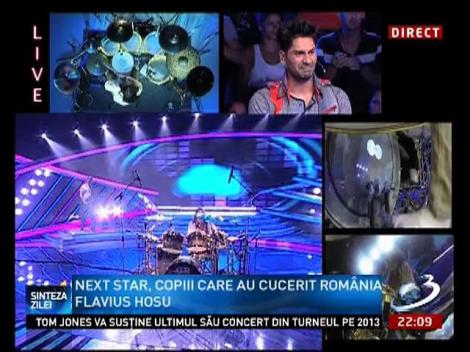 Flavius Hosu cântă la Sinteza Zilei