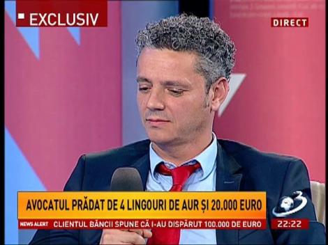 Sinteza Zilei: George Moloman, avocatul prădat de patru lingouri de aur şi 20.000 de euro