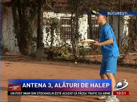 Antena 3, alături de Halep