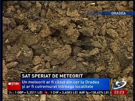 Săteni speriați de un meteorit