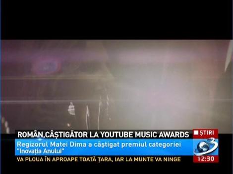 Român, câştigător la YouTube Music Awards