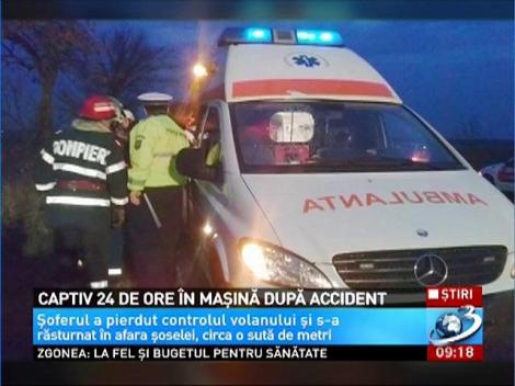 Un tânăr din Arad a rămas captiv între fiare 24 de ore după accident