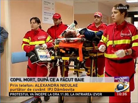 Un copil de şase ani a murit după o banală baie în cadă