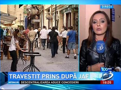 Travestit de 18 ani, prins dupa jaf