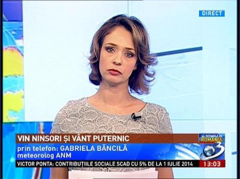 Meteorolog ANM, despre atenţionarea de ploi, vânt şi ninsoare