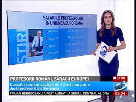 Ce salarii au profesorii din alte ţări şi cât câştigă un dascăl român