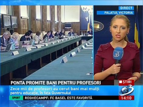 Ponta le promite salarii substanţiale medicilor rezidenţi şi profesorilor