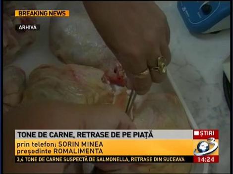 Sorin Minea, despre carnea de pui infestată cu Salmonella