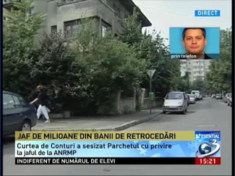 Jaf de milioane din banii de retrocedări. Curtea de Conturi a sesizat Parchetul cu privire la jaful de la ANRP