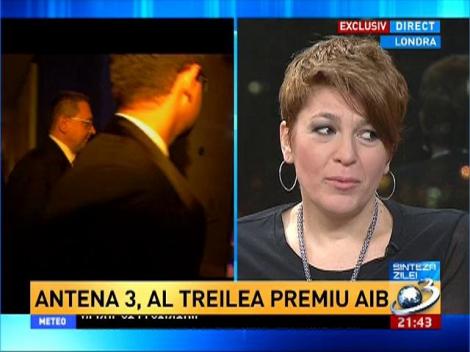 Carmen Avram vorbeşte cu emoţie despre participarea la AIB Londra