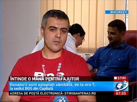 BGS organizează o campanie de donare de sânge