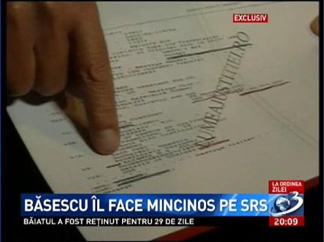 Traian Băsescu îl face mincinos pe Sorin Roşca Stănescu