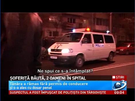 O şoferiţă beată din Baia Mare a băgat doi oameni în spital