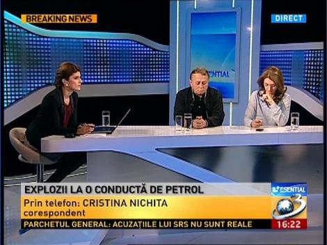 Vrancea. Mai multe explozii au avut loc în urma unei deflagrații a unei condcute de transport petrol