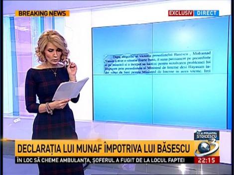 Munaf recunoaşte că a dat bani unor înalţi oficiali români