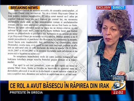 Adina Anghelescu: Munaf rămâne un personaj cheie